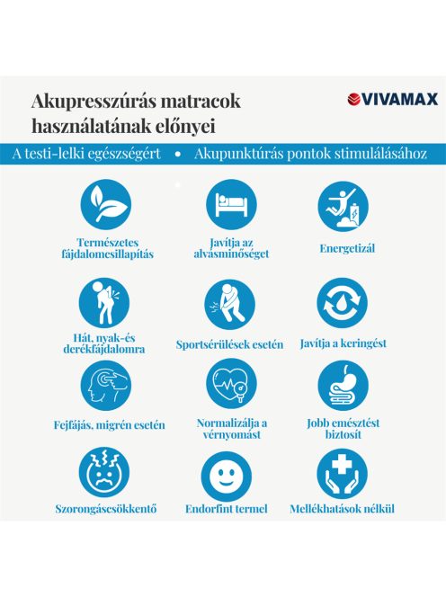 Akupresszúrás matrac és párna