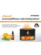 "Flame" Aromadiffúzor sókristályokkal
