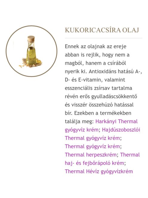 Thermal Hajdúszoboszló gyógyvíz masszázskrém (meszesedés, ízületek) 75g