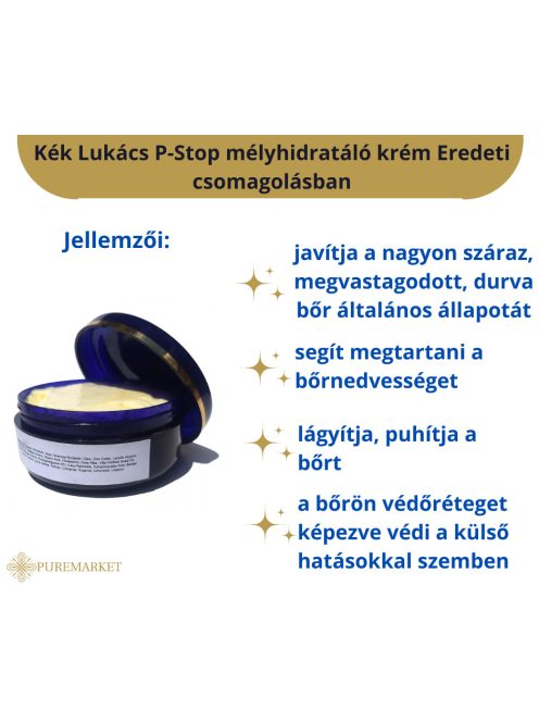 Kék Lukács P-Stop 5db mélyhidratáló krém csomagajánlat 500ml