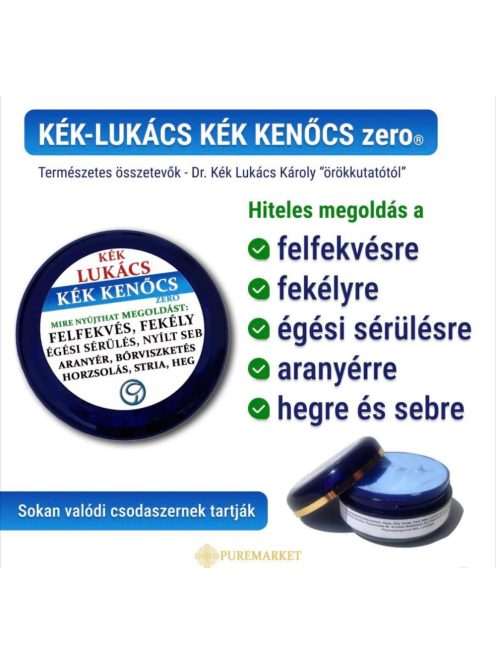 Kék Lukács Kék Kenőcs ZERO 2db csomagajánlat 60ml