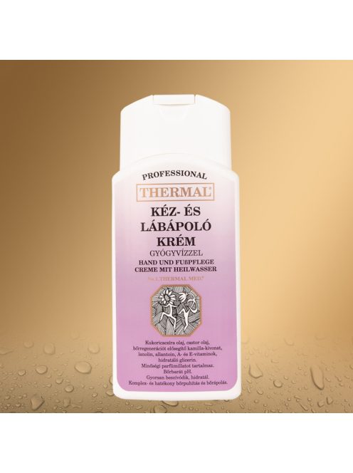 Thermal kéz-és lábápoló krém gyógyvízzel 150ml