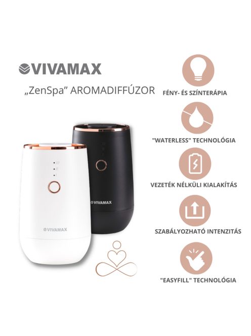 "ZenSpa" wireless aromadiffúzor (fehér)