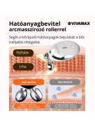 Arcmasszírozó roller EMS technológiával