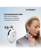 Arcmasszírozó roller EMS technológiával