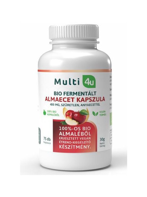 BIO Fermentált almaecet kapszula 400mg 75 db