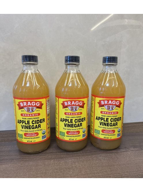 Bragg BIO szűretlen almaecet csomagajánlat 2x473ml