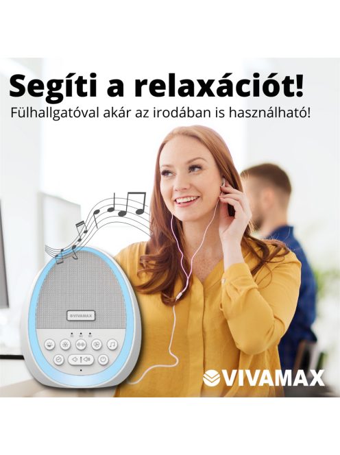 Nature&Relax hang- és dallamterápiás (fehér zaj) készülék