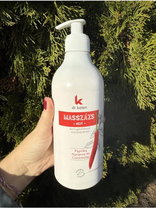 Dr Kelen Hot Keringésfokozó masszázskrém 500ml
