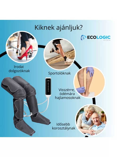 ECOLOGIC Légpárnás vénamasszírozó készülék
