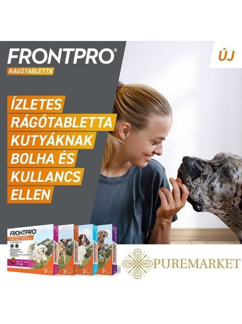 FRONTPRO 68 mg rágótabletta kutyáknak >10-25 kg 3X