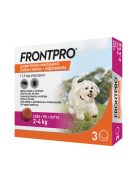 FRONTPRO 11 mg rágótabletta kutyáknak 2-4 kg 3X