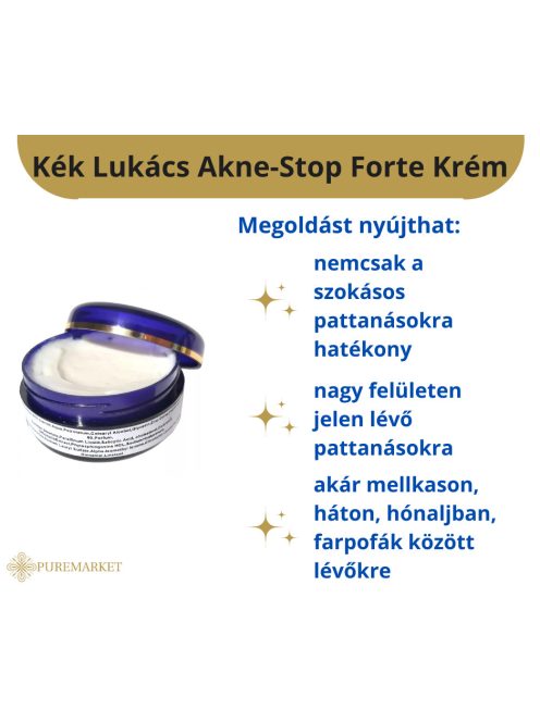 Kék-Lukács Akne-Stop Forte Krém 30ml