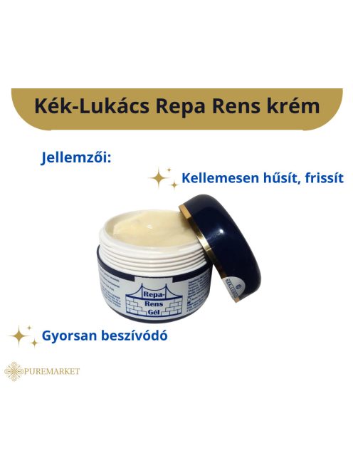 Kék Lukács Repa Rens krém hát, derék, nyakfájás 55ml