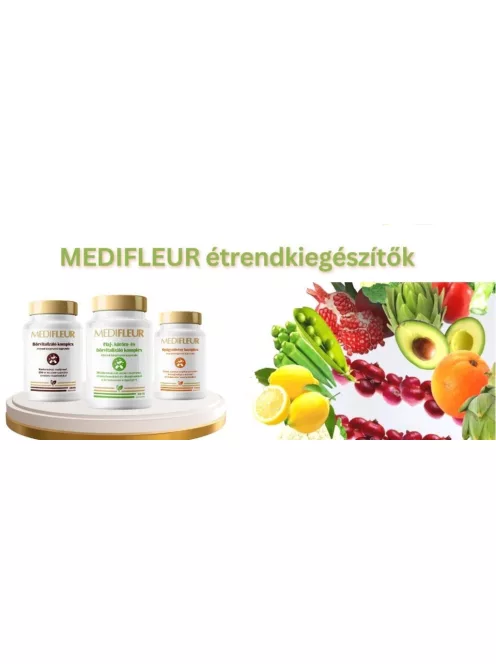 MEDIFLEUR Haj-, köröm- és bőrvitalizáló komplex étrend-kiegészítő kapszula 30db