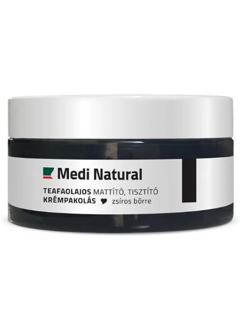 Teafaolajos mattító, tisztító krémpakolás zsíros bőrre 100ml