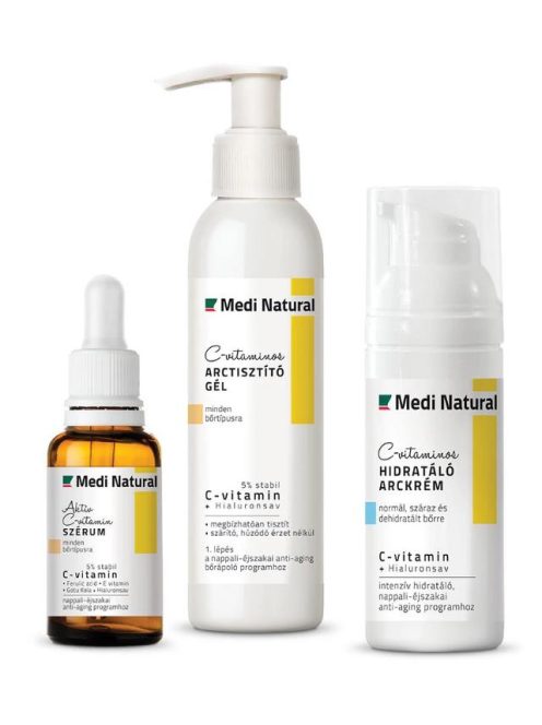 Aktív C-vitaminos anti-aging arcápoló csomag