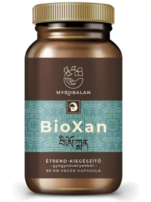 Myrobalan BioXan Stressz kontroll 60 db gyógynövény komplex kapszula