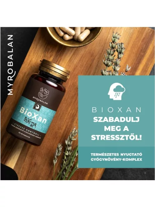 Myrobalan BioXan Stressz kontroll 60 db gyógynövény komplex kapszula