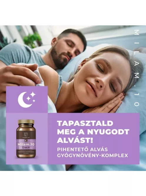 Myrobalan Milam.10 pihentető alvás 60 db gyógynövény komplex kapszula