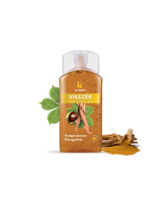 Dr Kelen Vadgesztenyés sósborszesz gél visszeres lábra (150 ml)