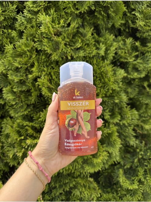 Dr Kelen Vadgesztenyés sósborszesz gél visszeres lábra (150 ml)